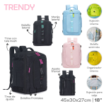 MOCHILA DE VIAJE TRENDY T4 ART 17831 GAO