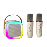 PARLANTE MINI KARAOKE C/2 MICROFONOS MODELO SV-K12 GAO