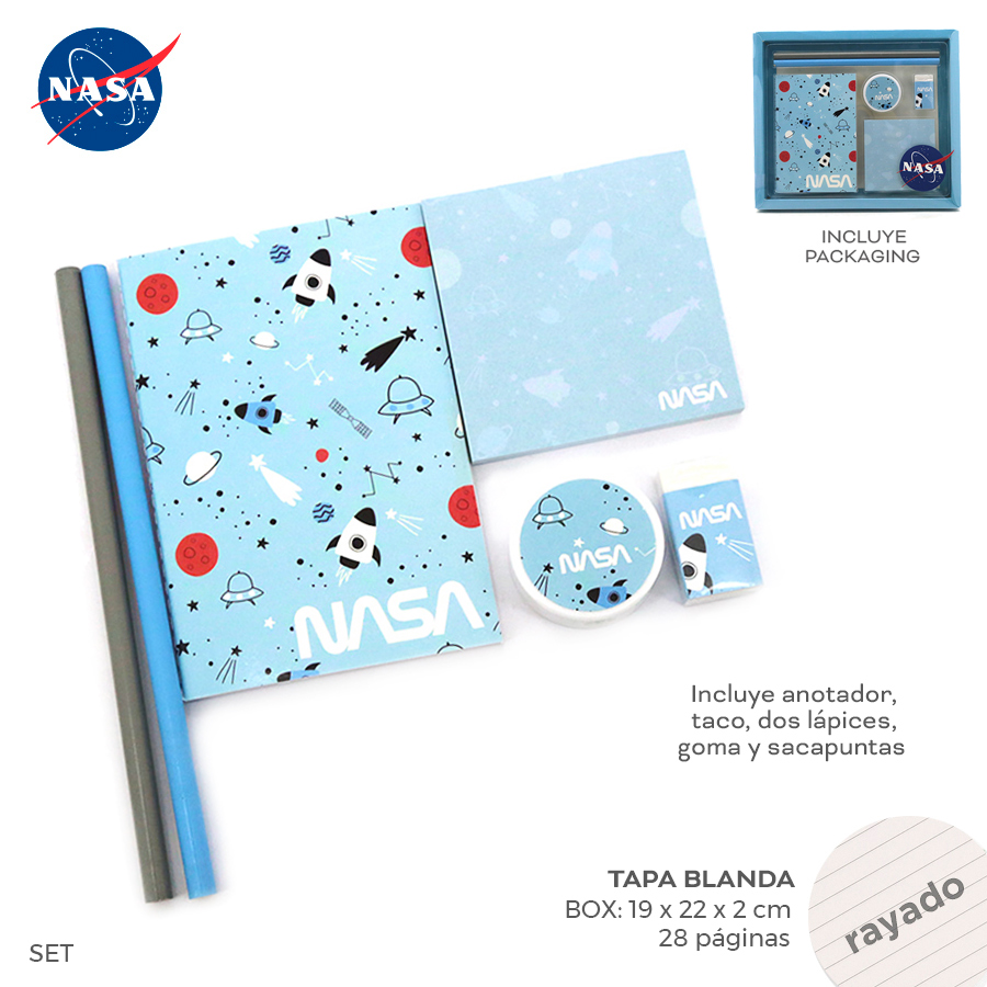 SET STATIONARY NASA ART 14704 GAÑ