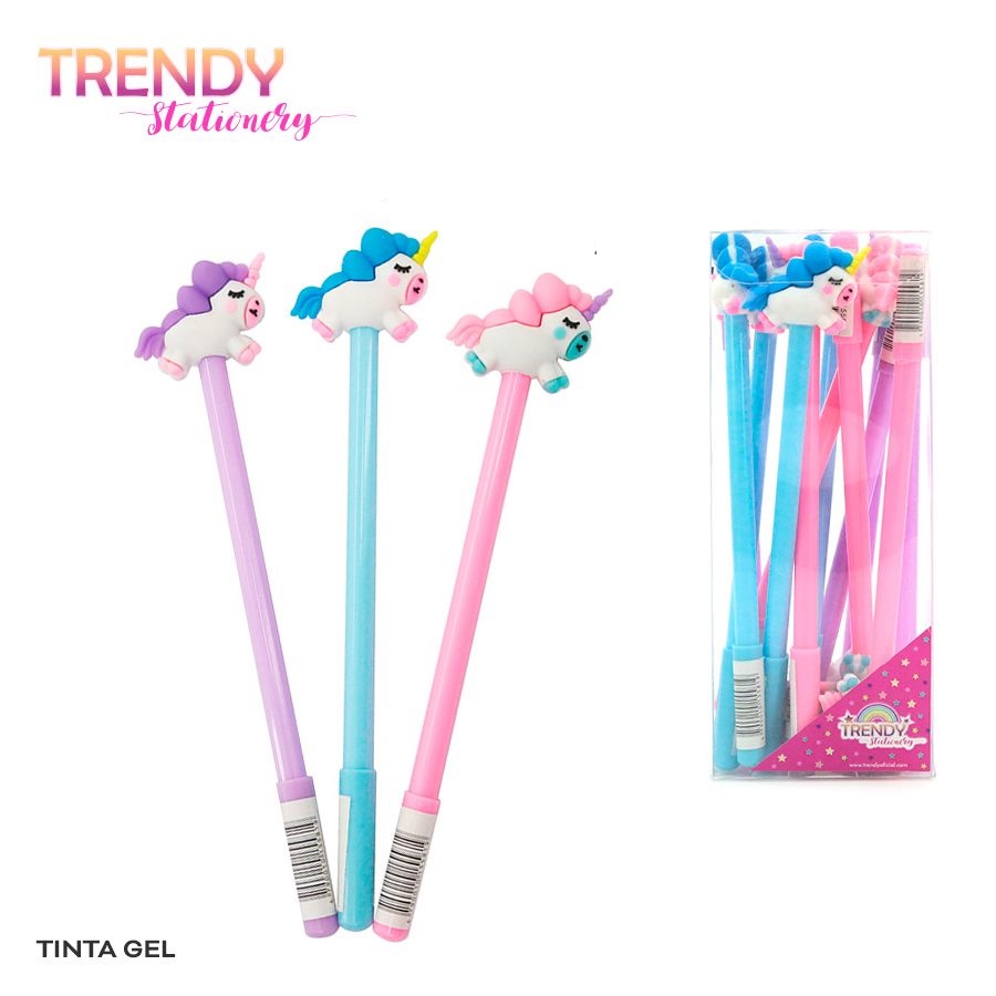 BOLIGRAFO TRENDY UNICORNIO X UNIDAD ART 15581 BAÑ