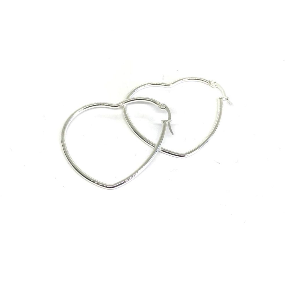 ARGOLLA CORAZON CHIC ACERO BCO XPAR ART 19-AR408P FAÑ