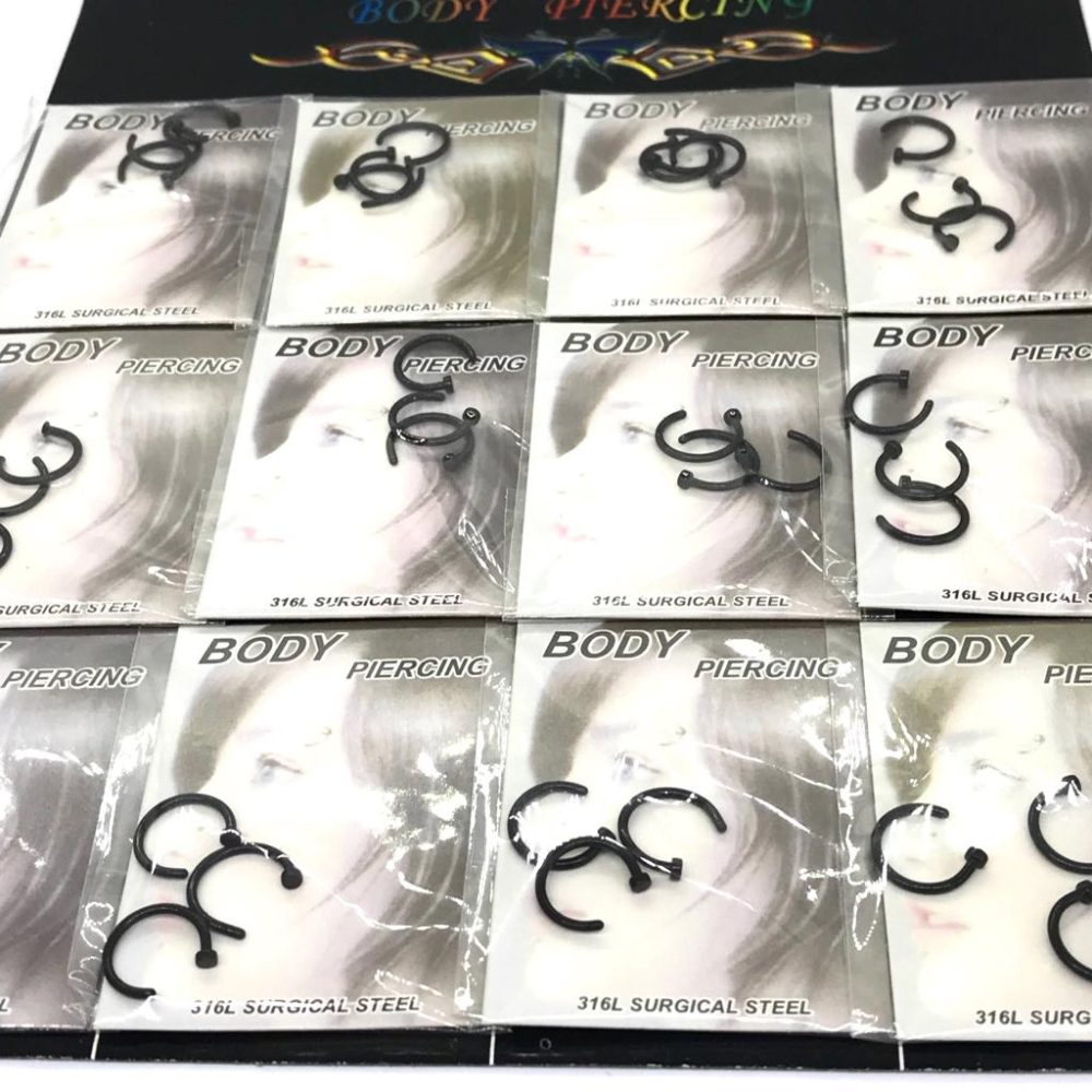 PIERCINGS X3PCS EN CARD ART 1258-13 EAÑ