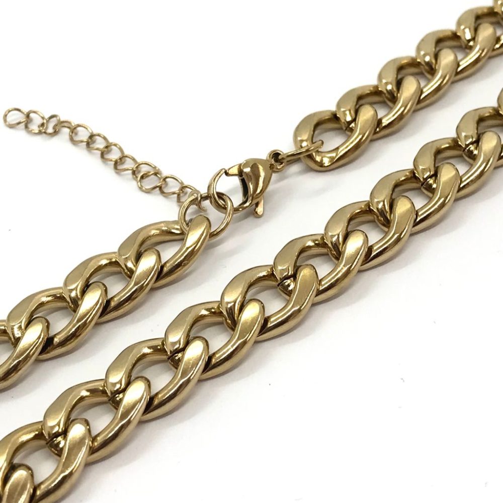 CADENA ACERO DORADO DE 40CM ART 25-ACA-NOC3X40D EAÑ
