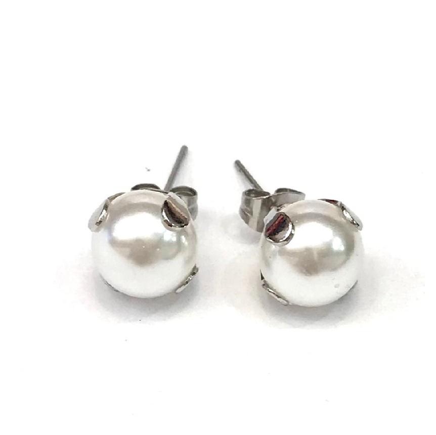 AROS ACERO PERLA ENGARZADA XBLISTER 12UNI ART ARPE10 KAÑ