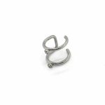 AROS ACERO TIPO CUFF X1 STRASS ART BPAR103 FAÑ