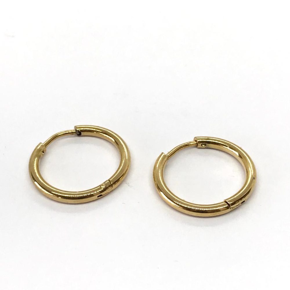 ARO ACERO DORADO ARGOLLA GRANDE ART AR3120D AAÑ