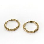 ARO ACERO DORADO ARGOLLA GRANDE ART AR3120D AAÑ