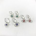 ARGOLLITAS ACERO BLANCO XPAR DIJE OJITO ART AR4111P HAO