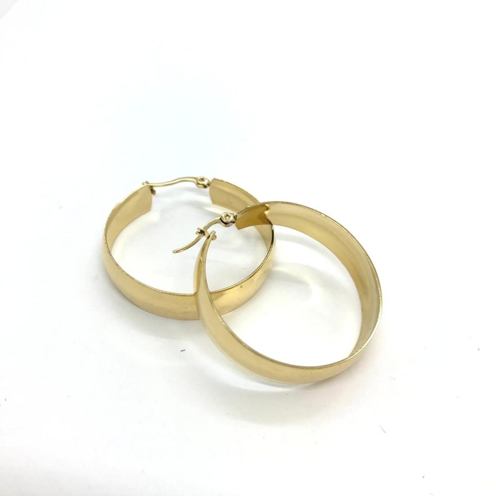 ARO ACERO DORADO ARGOLLA GRUESA MED ART AR3130D CAO