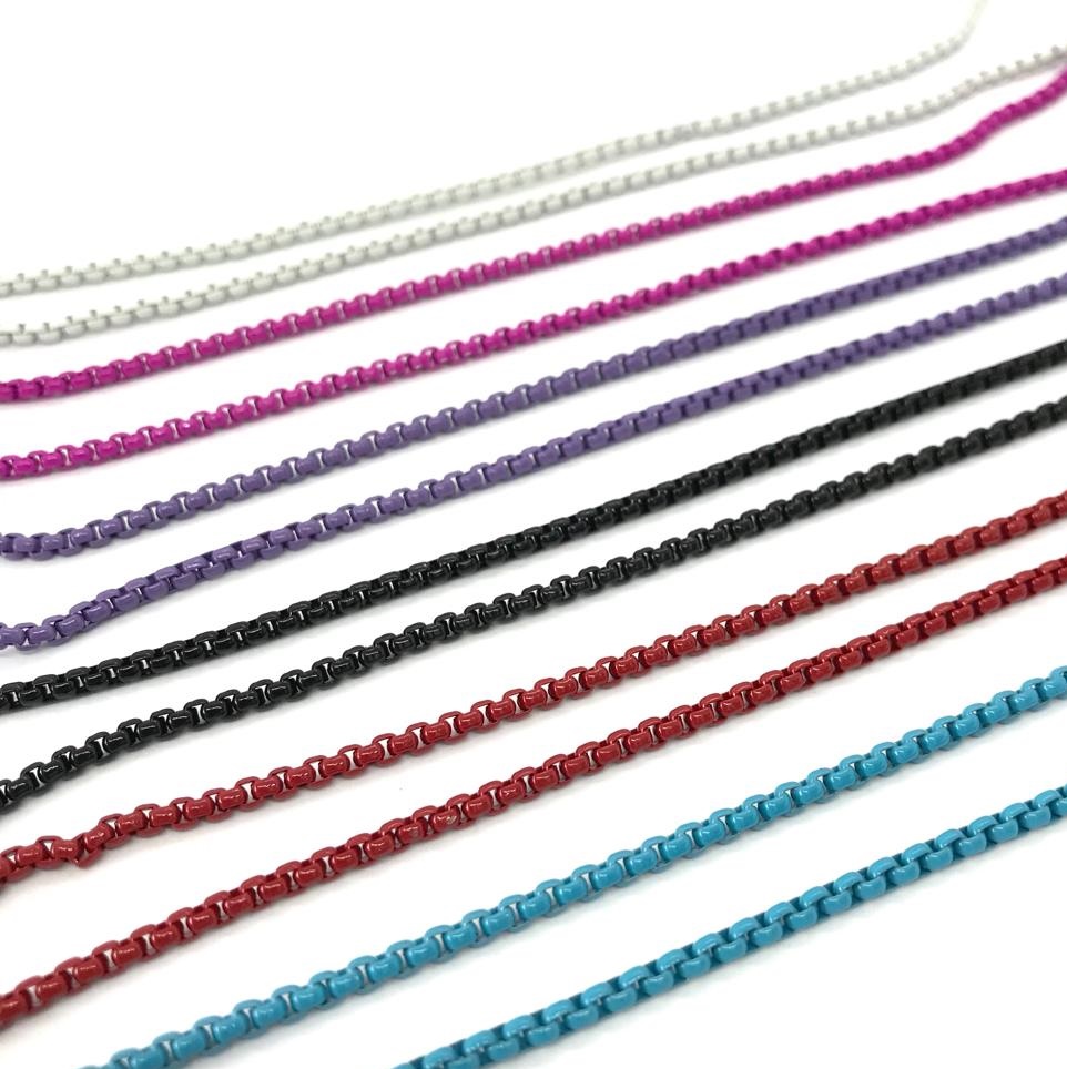 CADENA ACERO 45CM IONIZADAS COLOR ART ACA-ROCU2.5X45C EAO