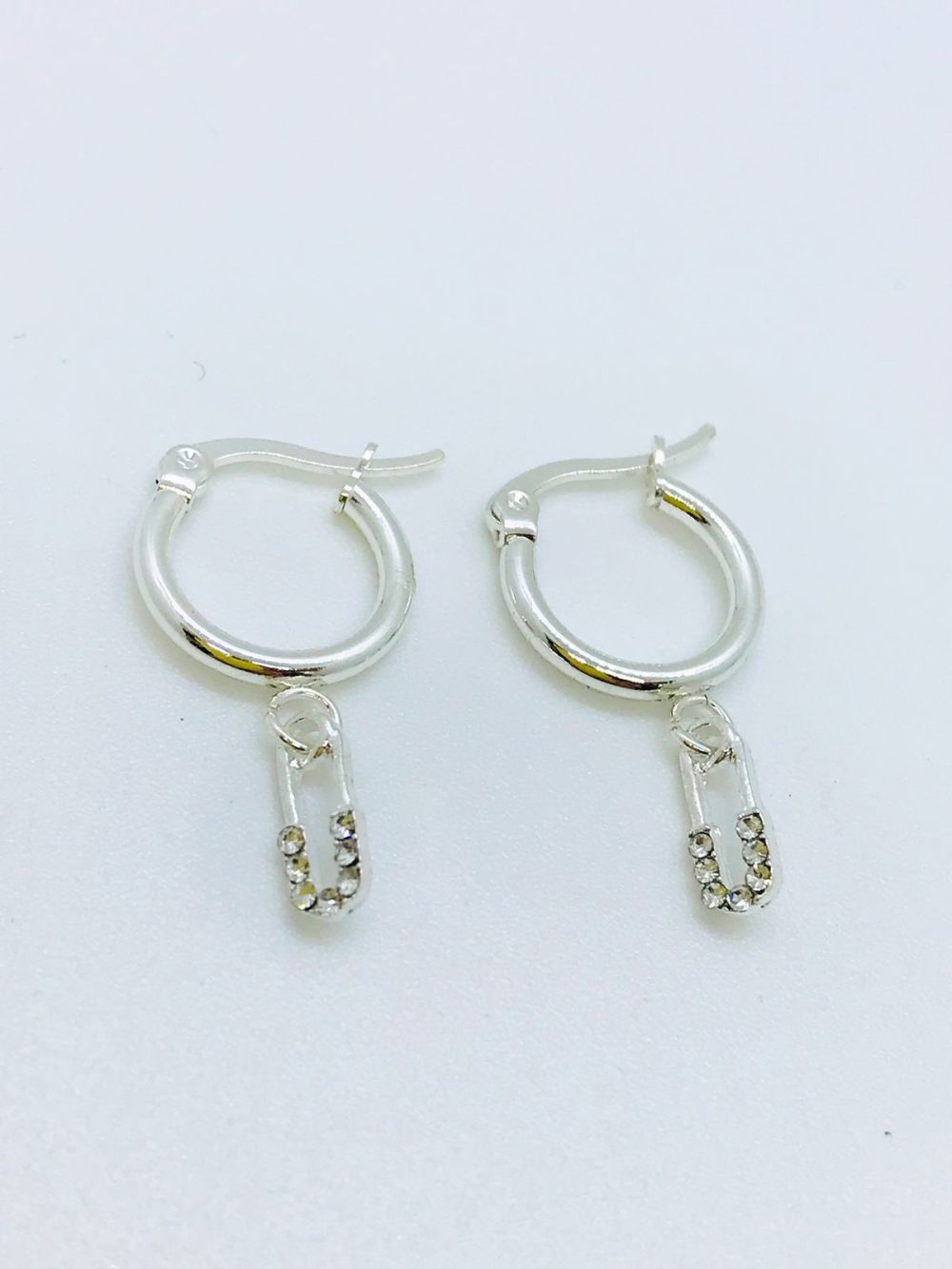 ARO ACERO BLANCO ARGOLLA DIJE STRASS AR4214 FAÑ