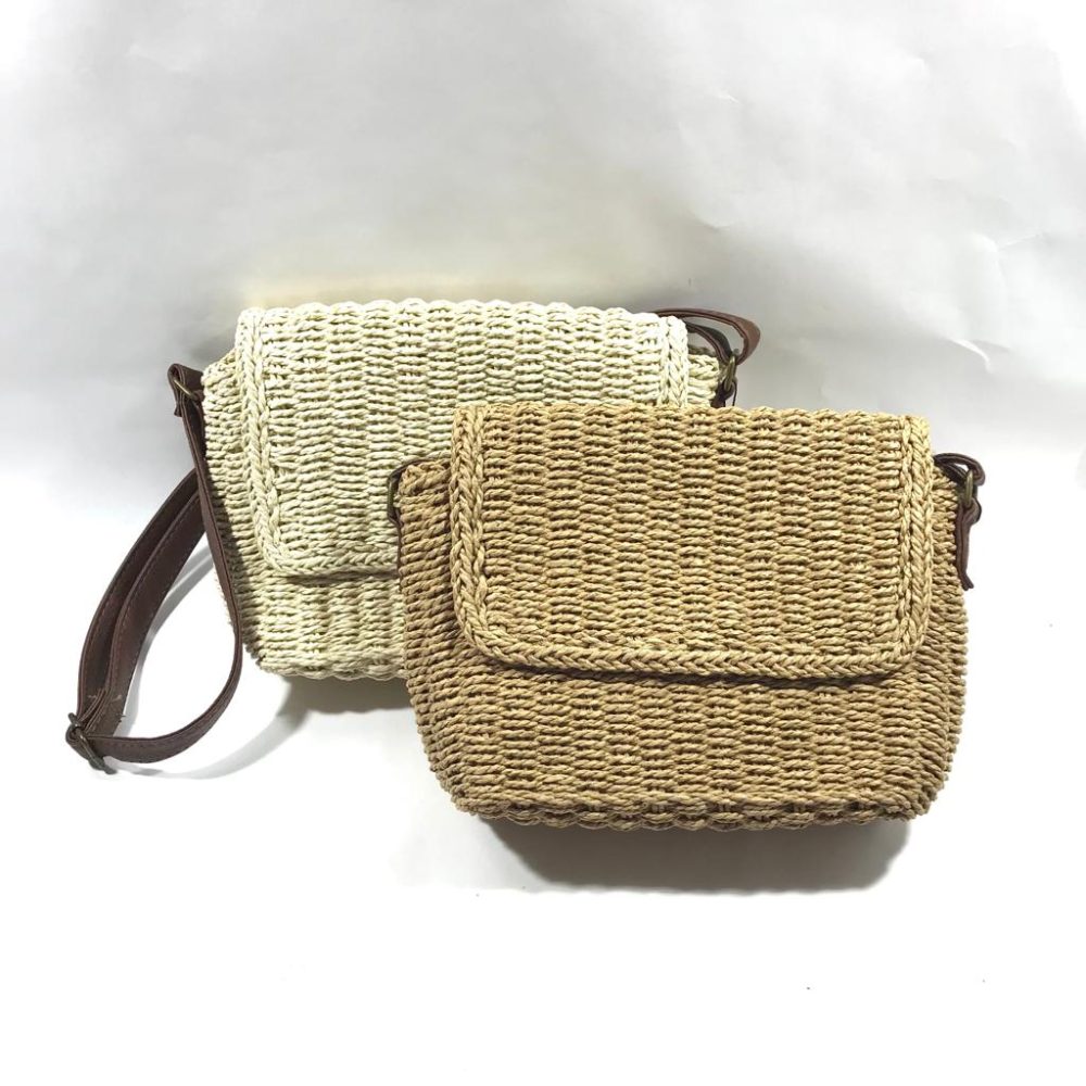 BANDOLERA RECT RAFIA ART YW618 HAÑ