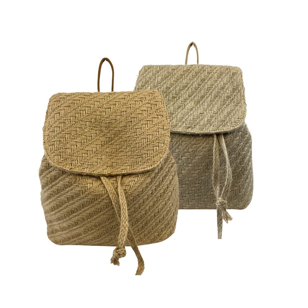MOCHILA RAFIA CON TAPA ART CAYW29S23Z GAÑ