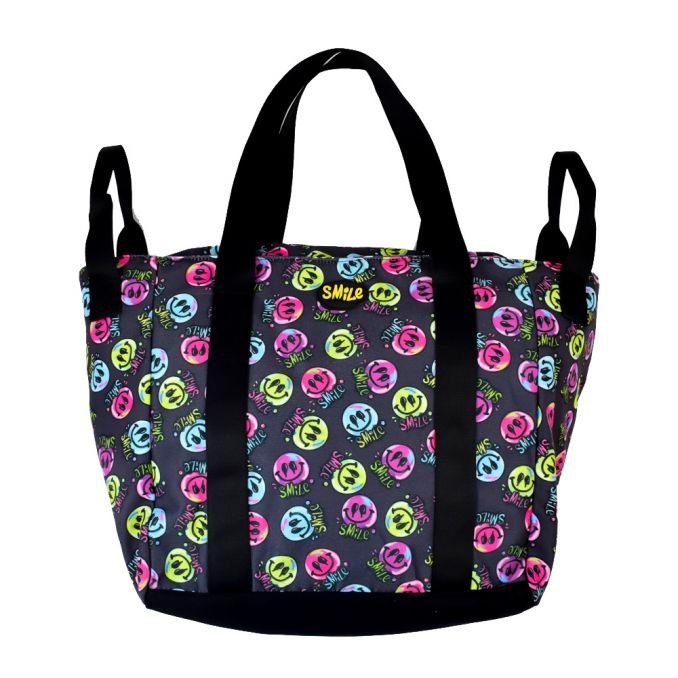 TOTE SMILE CANVAS 34X36X20CM ART 31717 KAL