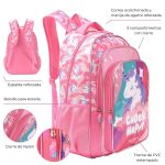 MOCHILA UNICORN THINK HAPPY 18" ART 32136 LAÑ