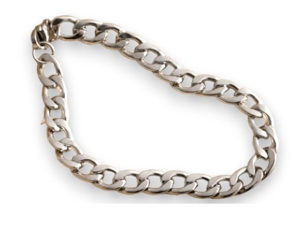 PULSERA ACERO BLANCO NOC2.5X20P AAO