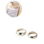 ANILLO ACERO BLANCO TIPO INFLADO AN2152P EAÑ
