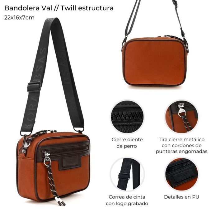 BANDOLERA VAL MARRON ART 38342 GAÑ