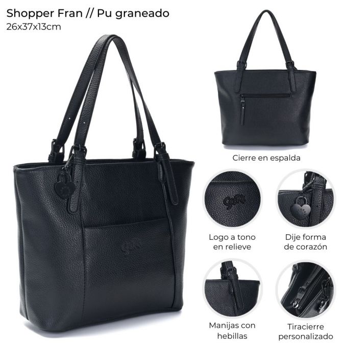 SHOPPER FRAN C/LLAVERO SKORA ART 38549 GAÑ