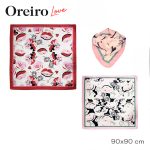 PAÑUELO LAS OREIRO LOVE 90X90CM ART 19194 IAO