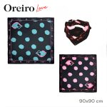 PAÑUELO LAS OREIRO LOVE 90X90CM ART 19198 IAO