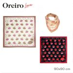 PAÑUELO LAS OREIRO LOVE 90X90CM ART 19195 IAO