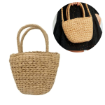 CANASTO CARERA CAMEL PAPEL NATURAL 20X24CM K2259-15 HAO