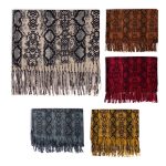 RUANA SNAKE PRINT 70X108CM ART PA1942/PA1940 CAO