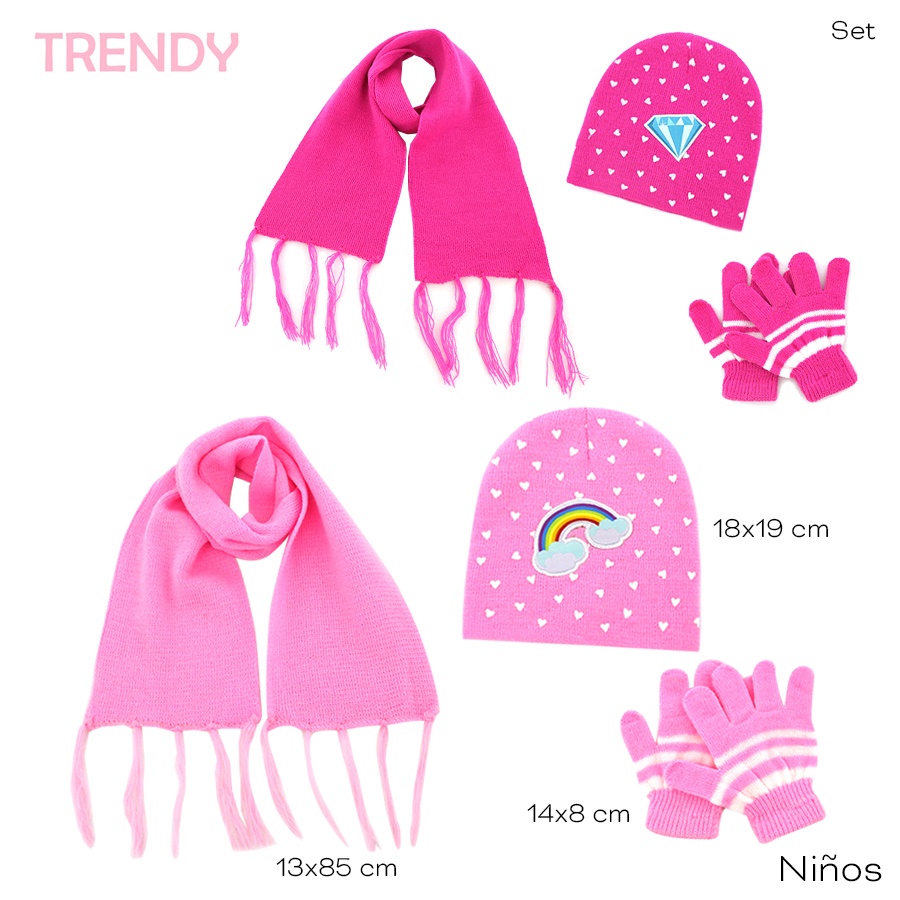SET INVIERNO TRENDY ART 13921 CAO