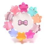 BROCHE DE PELO ESTRELLAS DE COLORES X10 PL-1557-10 BAÑ