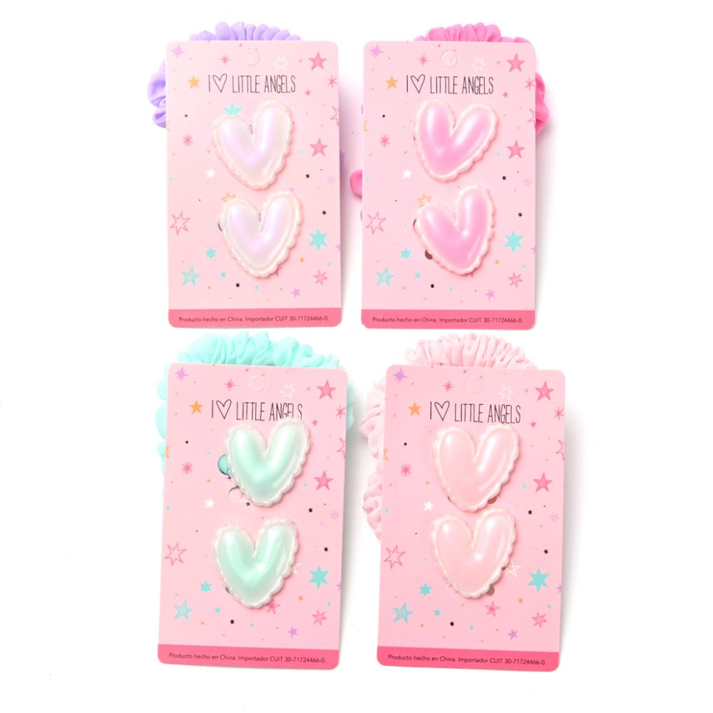 COLITA DE PELO HEARTS LITTLE ANGEL PL-1579-26 JAÑ