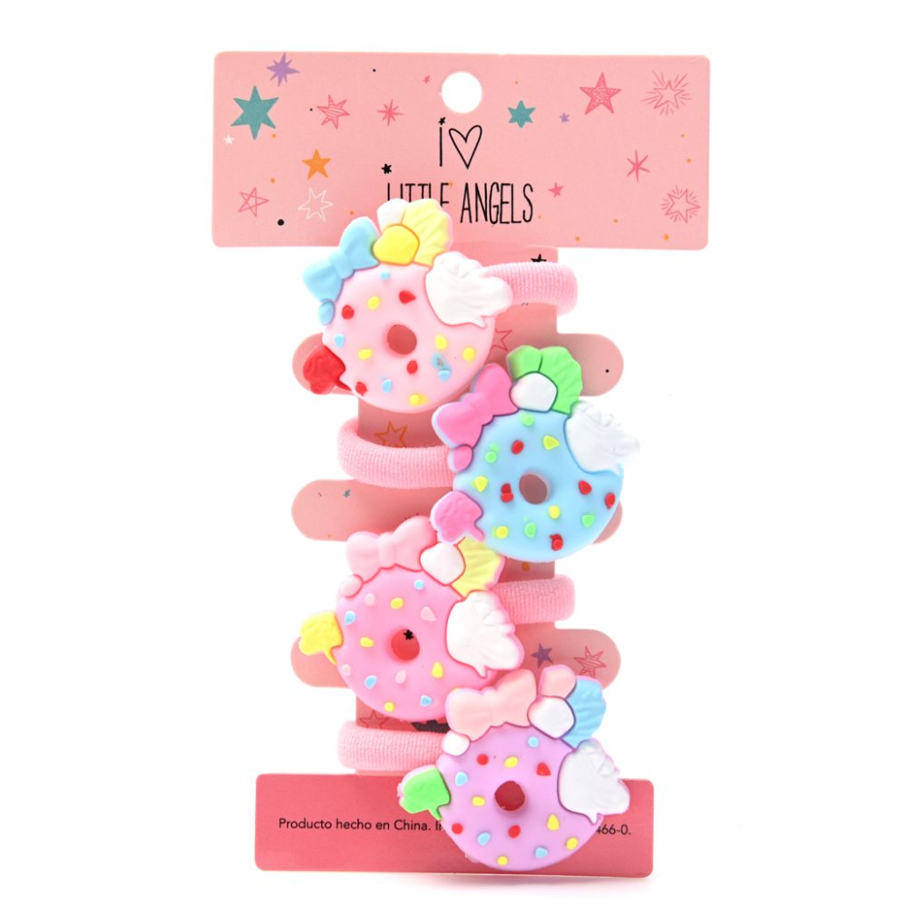 COLITA DE PELO DONAS X4 LITTLE ANGEL PL-1579-16 JAÑ