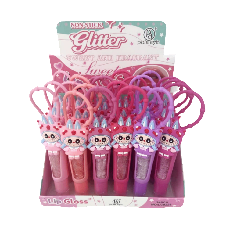 LIP GLOSS GLITTER LABUBU TY LC8223 GAÑ
