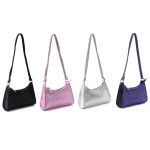 CARTERA BAGUETTE PINK NY STRASS ART 33755 FAÑ