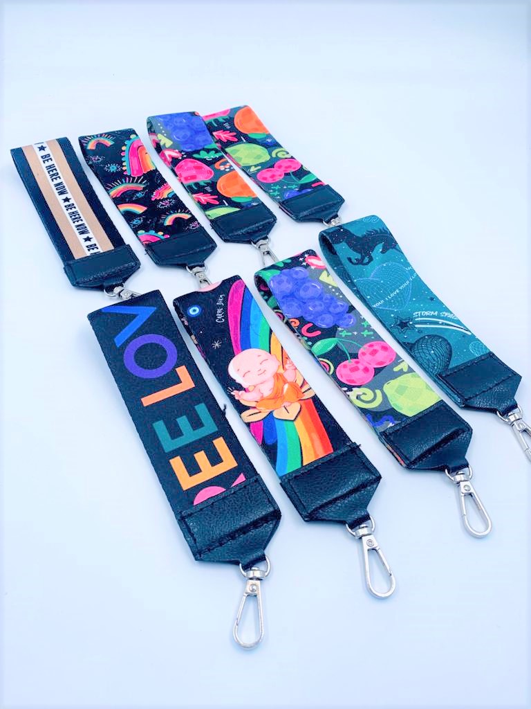 LLAVERO TELA MOTIVOS SURTIDOS 15CM ART DL0456 GAÑ