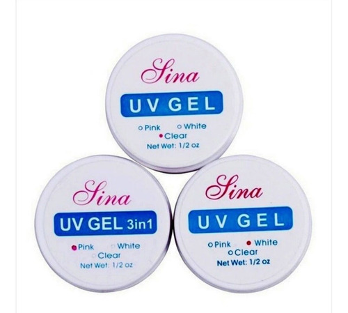 LINA UV GEL EN POTE BLANCO AC-7983 FAÑ