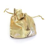 BOLSA FILIGRANA LISA 9.5X11CM DORADA XUNID ART 1021-1 JAÑ
