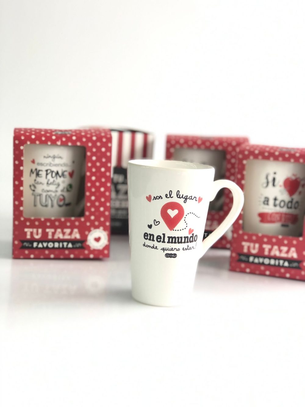 TAZA CONICA GRANDE EN CAJA ART GA136DECO FAÑ