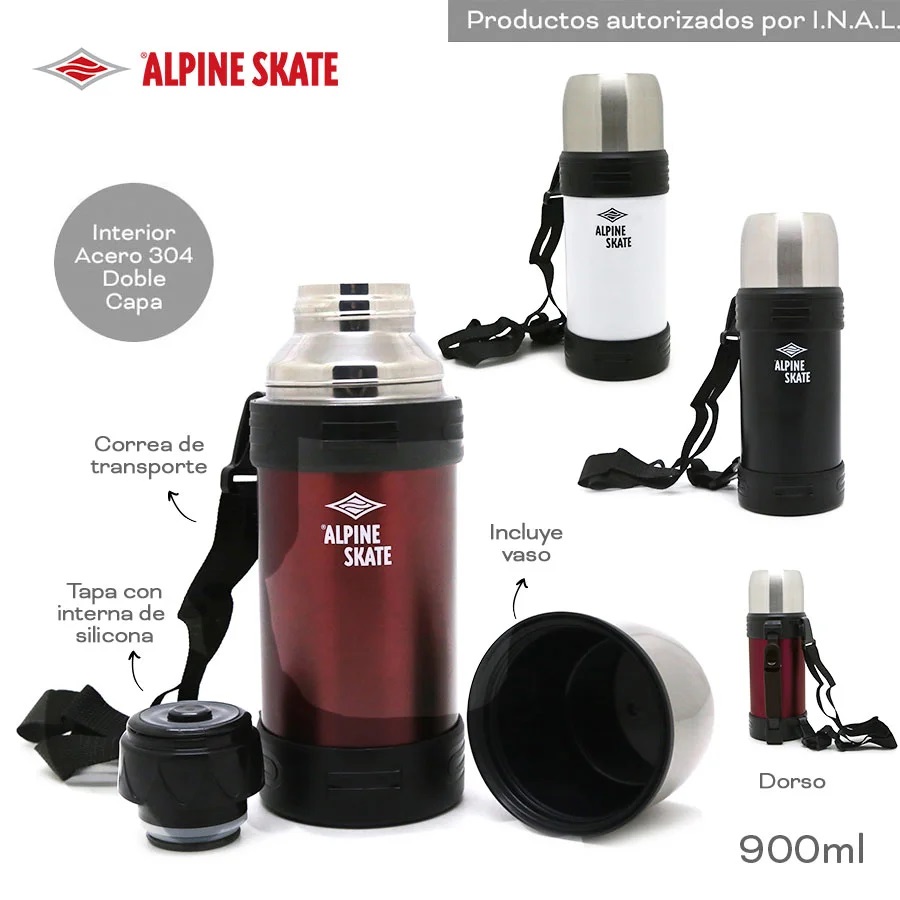 TERMO ALPINE SKATE 900ML 16446 BAÑ