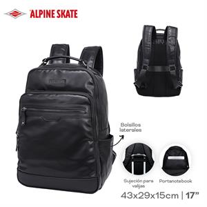 MOCHILA PORTANOTEBOOK ALPINE SKATE 18" ART 22114 CAÑ