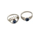 ANILLO ACERO OJITO ESMALTADO AN3076 FAÑ