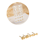 ARO ACERO DORADO HUELLA/PATITA XBLISTER AR227D CAO