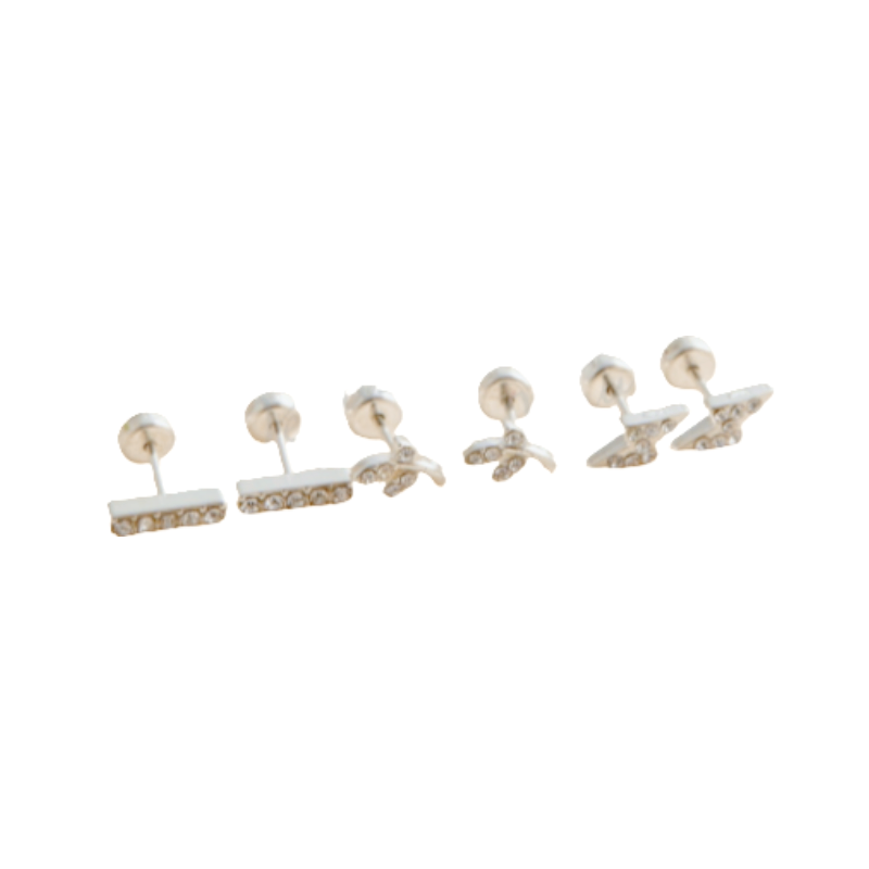 ABRIDOR ACERO BLANCO RAYO/HOJA/TIRA STRASS ARBR131P EAÑ