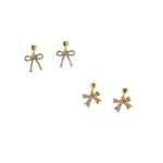 ARO ACERO DORADO MOÑO COQUETTE STRASS AR4307D IAN