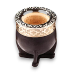 MATE IMPERIAL CALABAZA C/VIROLA CINCELADA PREMIUN KAÑ