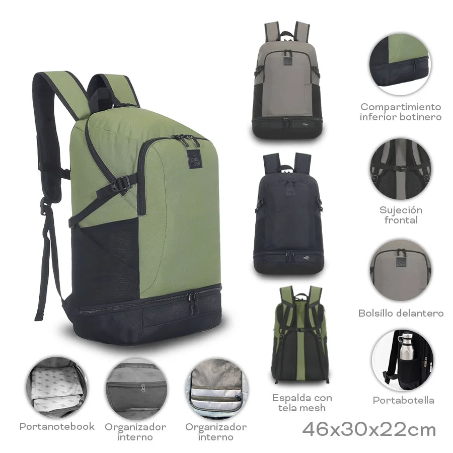 MOCHILA PORTANOTEBOOK ALPINE SKATE 16236 AAO