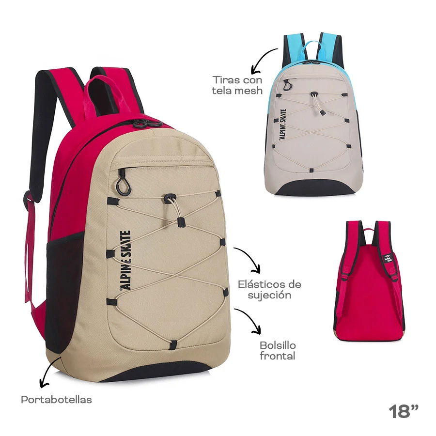 MOCHILA URBANA ALPINE SKATE 18" ART 16490 EAÑ