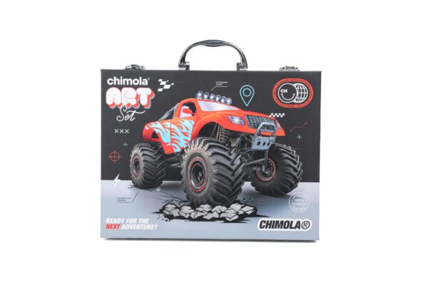 VALIJA ESCOLAR ART TRUCK CON UTILES VARIOS ART BT248 DAÑ