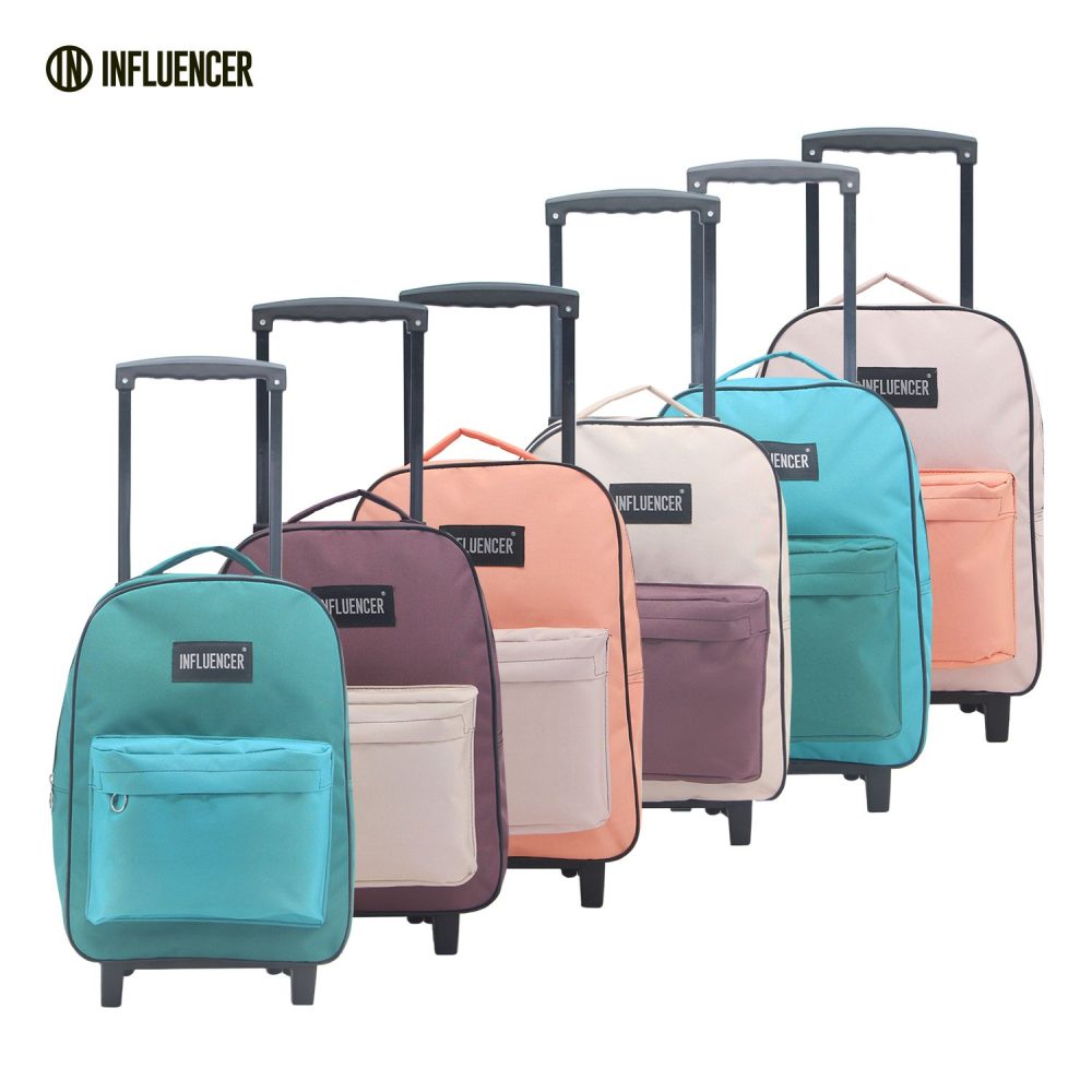 MOCHILA CARRO LISA INFLUENCER COMBINADA 17" ART 68.1301 LAÑ