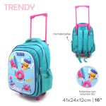 MOCHILA CARRITO YUM! 16" ART 17351 AAO